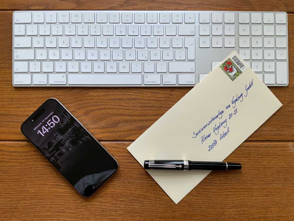 Ansicht der Seniorenwohnanlage am Vogelsang